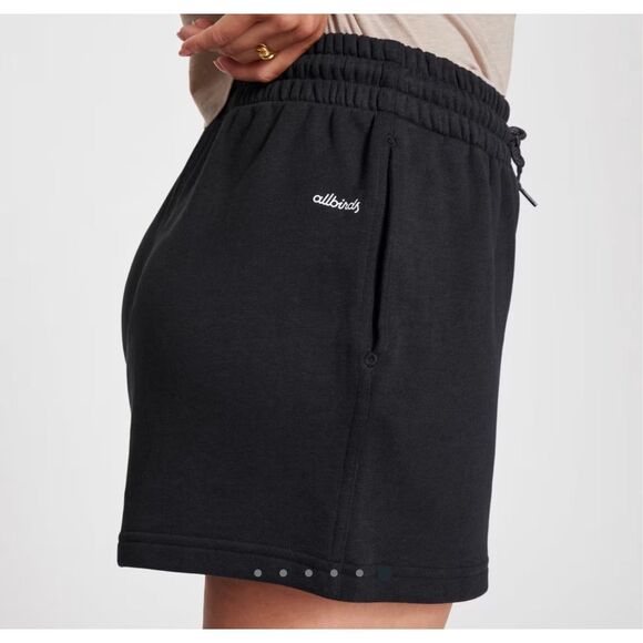 Allbirds shorts Women's R&R Natural Black Small NWT - Picture 2 of 11